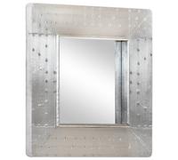 vidaXL Miroir de style aviation 50x50 cm Métal