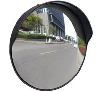 vidaXL Miroir de trafic convexe d'extérieur Plastique PC Noir 30 cm