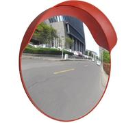 vidaXL Miroir de trafic convexe Plastique Orange 60 cm