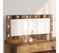 Vidaxl Miroir De Vanité Bois Ancien Bois 100 X 45 X 18 Cm Miroir