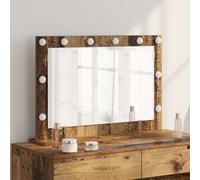 vidaXL Miroir de vanité Bois ancien Bois récupéré solide et verre