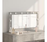 Vidaxl Miroir De Vanité Gris Béton Béton 80 X 45 X 18 Cm Miroir