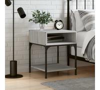 vidaXL Miroir décoratif Teck 80 cm Rond