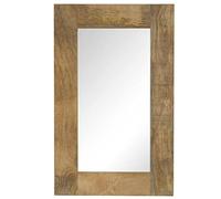 vidaXL Miroir Bois de manguier massif 50 x 80 cm
