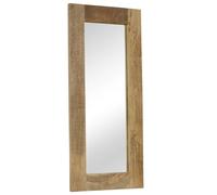 vidaXL Miroir en bois de manguier massif 50 x 110 cm