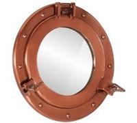 Miroir en Forme de Hublot Mural Décoration Maison Aluminium et Verre vidaXL