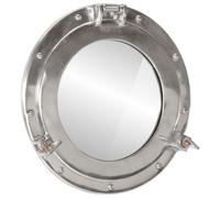 Miroir - - Hublot - Aluminium - Verre - Rond 30 cm