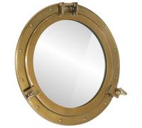 vidaXL Miroir en forme de hublot mural Ø50 cm aluminium et verre