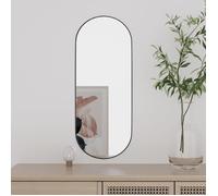 vidaXL Miroir mural ovale en verre 20 x 50 cm 350453