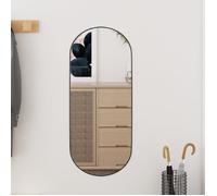 vidaXL Miroir mural 25x60 cm Verre Ovale 350454