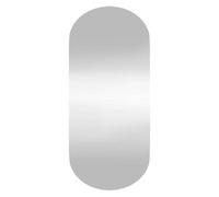 vidaXL Miroir mural ovale 350455 en verre 30x70 cm Gris