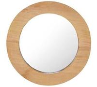 Teck Miroir Mural 40 cm Rond Suspendu Décoratif Salle de Bain Chambre vidaXL