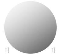 vidaXL Miroir Mural 50 cm Rond Verre Décoration Mur Salle de Séjour Maison 245703