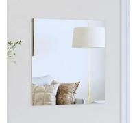 vidaXL Miroir mural 50 x 50 cm verre trempé