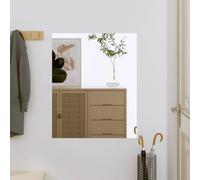 vidaXL Miroir mural 50x60 cm Verre Rectangulaire