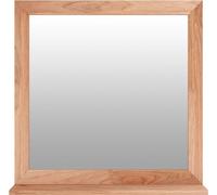 vidaXL Miroir mural 55x55 cm bois massif noyer