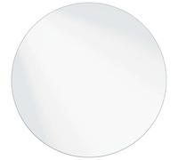 vidaXL Miroir Mural Ø 60 cm Verre trempé, Miroir Mural Moderne, pièce décorative réfléchissante élégante, Salle de Bain Minimaliste, intérieur stylé pour améliorer la Maison