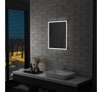 vidaXL Miroir mural à LED pour salle de bains 50x60 cm