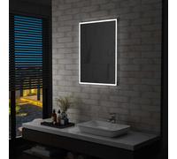 vidaXL Miroir mural à LED pour salle de bains 60x80 cm