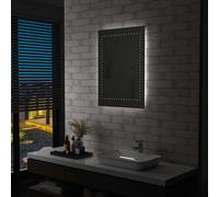 vidaXL Miroir mural à LED pour salle de bains 60x80 cm