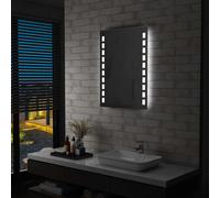 vidaXL Miroir mural à LED pour salle de bains 60x80 cm