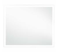 vidaXL Miroir Mural à LED pour Salle de Bains Miroir Carré Miroir à Lumière Miroir à Eclairage Economie d'Energie Maison Intérieur 80x60 cm