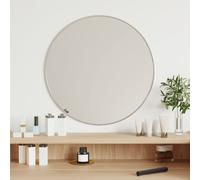 vidaXL Mural Miroir de Maquillage Coiffeuse Cosmétique Décoration de Chambre à Coucher Salle de Bain Salon Intérieur Argenté 348176