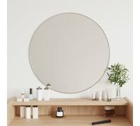 vidaXL Miroir mural Argenté Ø 60 cm Rond