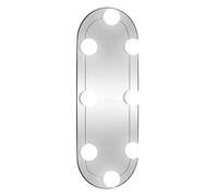 vidaXL Miroir Mural avec Eclairage LED, Miroir de Maquillage, Miroir Cosmétique, Décoration Chambre à Coucher Salon Salle de Bain, Moderne, Verre Ovale miroir https://www.fnac.com/mp48850572/vidaXL-Miroir-mural-avec-lumieres-LED-15x40-cm-verre-ovale/w-4?oref=03c807b1-0aa7-c193-8db3-183c3d579e37