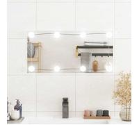 Miroir Mural 50 cm Rond Verre Décoration Mur Salle de Séjour Maison vidaXL