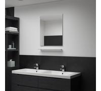 vidaXL Miroir mural avec étagère 50x60 cm Verre trempé