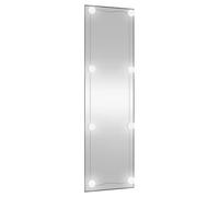 Wandspiegel met LED's rechthoekig 30x100 cm glas3189151