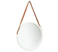 vidaXL Miroir Mural avec Sangle Miroir Suspendu Maquillage Vestiaire Chambre Hôtel Salon Mur de Galerie Rond Entrée Chambre 50 cm Blanc Blanc https://www.fnac.com/mp43537570/vidaXL-Miroir-mural-avec-sangle-50-cm-Blanc/w-4?oref=62403e1e-2663-d7f3-4732-ccf7dc6c0257