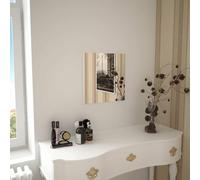 Miroir Mural 50 cm Rond Verre Décoration Mur Salle de Séjour Maison vidaXL