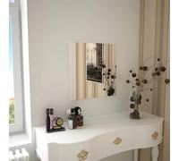 Vidaxl Miroir Mural Carrã© 50 X 50 Cm Verre