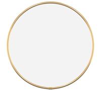 vidaXL Miroir Mural Doré Ø 30 cm Rond