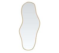 vidaXL Miroir mural maquillage pour coiffeuse Doré 60x25 cm 348259