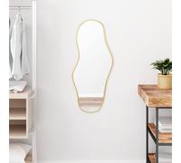 vidaXL Miroir mural Doré 80x35 cm