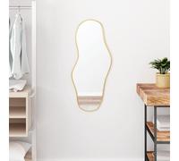 vidaXL Miroir mural Doré 80 x 35 cm
