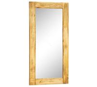 Miroir mural en bois massif Rectangulaire 120 x 60 cm