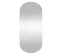 vidaXL Miroir Mural, Miroir de Maquillage Suspendu, Miroir de Courtoisie, Décoration Chambre à Coucher Salon Salle de Bain, Moderne, 40x90 cm Verre Ovale