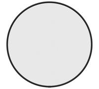 vidaXL Mural Miroir de Maquillage Coiffeuse Cosmétique Décoration de Chambre à Coucher Salle de Bain Salon Intérieur Noir Ø 348185