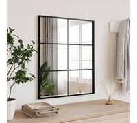 vidaXL Miroir mural rectangulaire 50 x 60 cm en fer noir – Modèle 358647