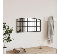 vidaXL Miroir mural noir 60x30 cm arche fer 358636