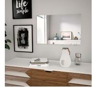 vidaXL Miroir mural rectangulaire en verre 245699 – Décoration pour salle de séjour