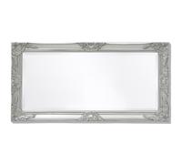 vidaXL Miroir mural Style baroque 100 x 50 cm Argenté