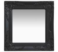 vidaXL Miroir mural style baroque 40x40 cm Noir