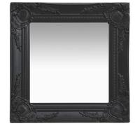 vidaXL Miroir mural style baroque 40x40 cm Noir