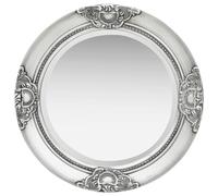 vidaXL Miroir mural style baroque 50 cm Argenté