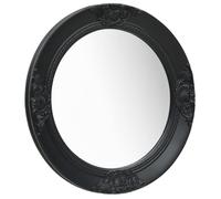 vidaXL Miroir mural style baroque 50 cm noir 320347